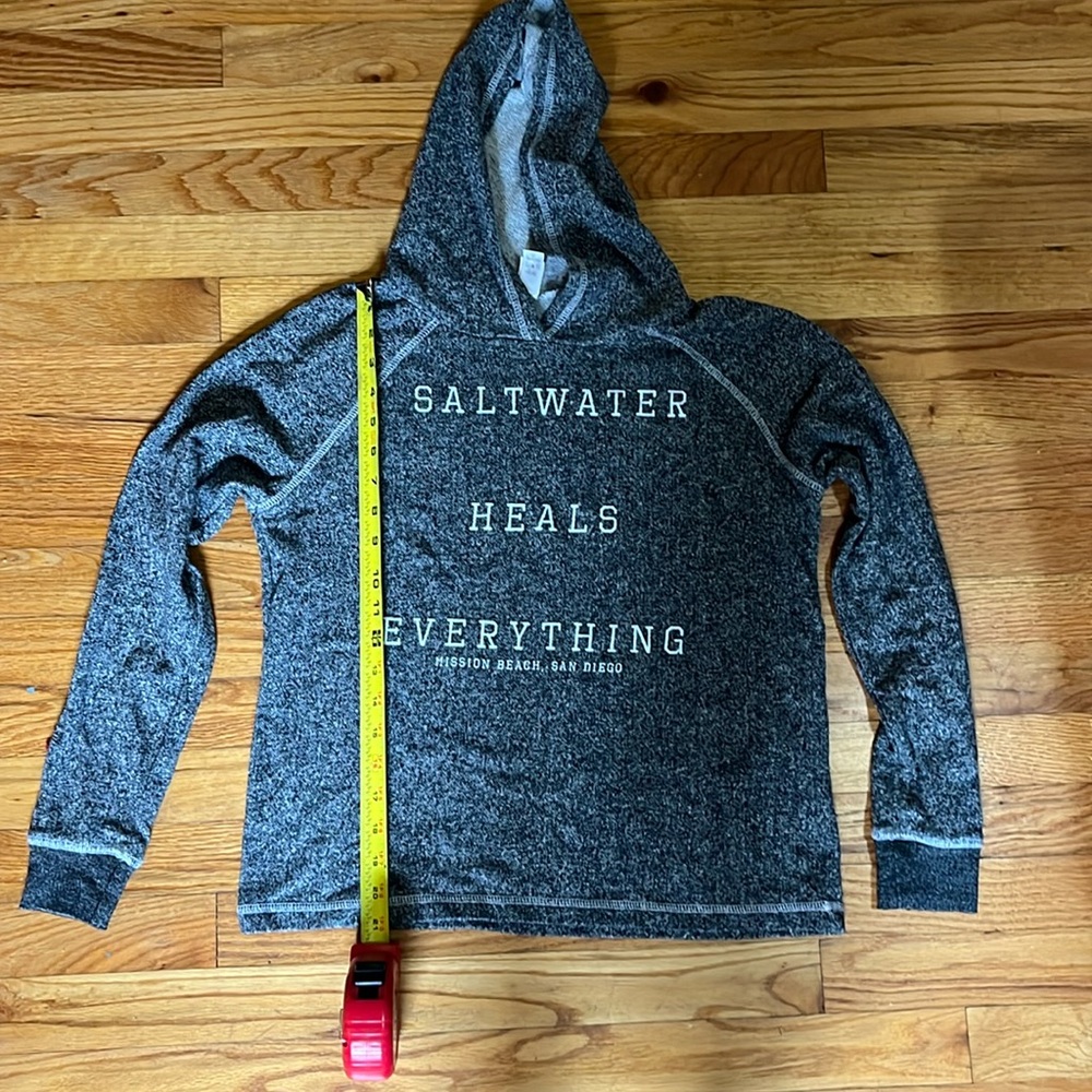 Coastal Classics - Saltwater Heals Everything light weight sweatshirt with hood